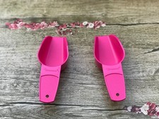 Tupperware Canister Scoops Set of 2 Pink Mini...