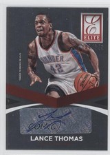 2014-15 Panini Donruss Elite Status Signatures 194/249 Lance Thomas #97 Auto 0f8
