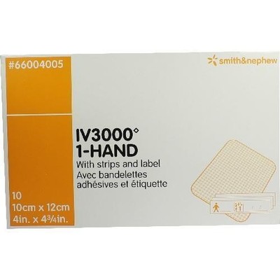 2x OPSITE IV 3000 10x12 cm transp.Kanülenfixier. 10 ST
