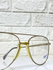 Vintage Metzler Sign  7501 Gold Aviator Eyeglasses 58mm Made in Germany Metal Fr