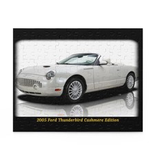 Iconic 2005 Ford Thunderbird Cashmere Edition Convertible Temp Puzzle 120 pcs 
