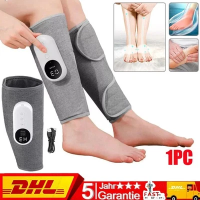 MARKENLOS Beinmassagegerät 3-Modi Wadenmassagegerät Luftdruck Venen Kompressionsmassage DE
