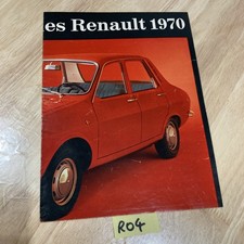 Renault 1970 R8 R6 R12 R16 R8S R10 prospectus catalogue brochure publicité