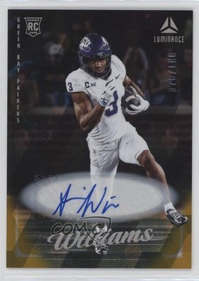 2025 Panini Luminance Rookies Gold /100 Savion Williams #126 Rookie Auto RC 1by6
