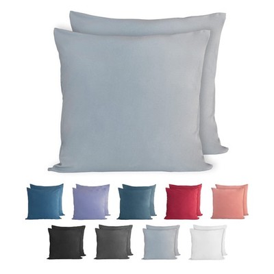 100% Cotton Pillowcases Set of 2 Super Soft Premium Jersey Pillowcase...