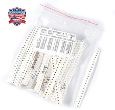 60 Values 0805 SMD Resistor Kit, 1500PCS 0 Ohm -10M Ohm 1/8W SMD Chip Resistors