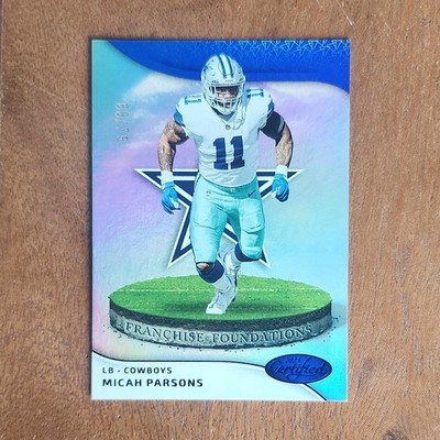 Panini 2023 Certified Micah Parsons Franchise Foundations Blue #FF-7 /75