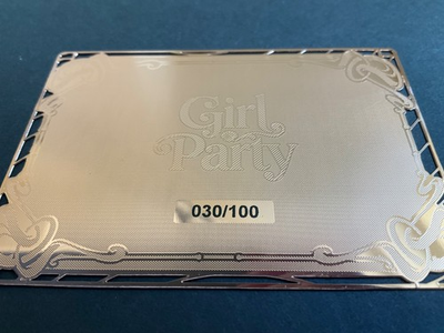 #ad Goddess Story Gold METAL Card Random Serial Number # 100 Asuka Rei Bikini $13.49