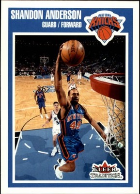 2002-03 Fleer Tradition #107 Shandon Anderson - BSK