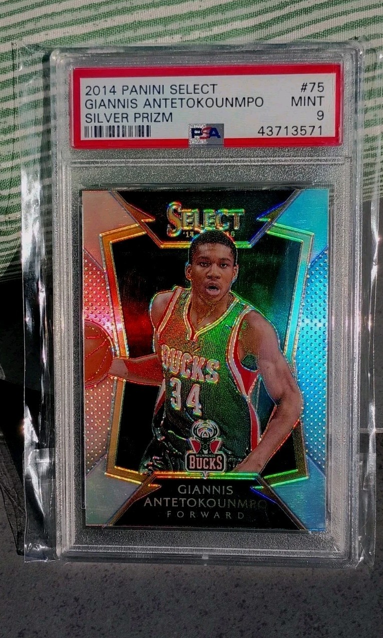 2014 Select Silver Prizm GIANNIS ANTETOKOUNMPO #75 Milwaukee Bucks PSA 10