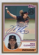 2018 Update 1983 Topps Design Gold 42/50 Mike Clevinger #83A-MC Auto 3q5