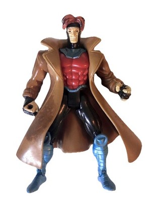 Vintage 2000 Marvel Classics X-Men GAMBIT 5'' Action Figure ToyBiz
