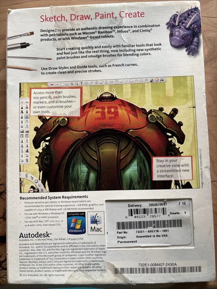 Autodesk SketchBook Pro 6 with Serial # and Product Key Software - Image 2 of 4