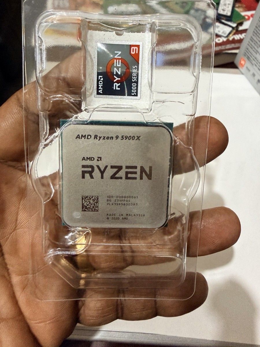 AMD Ryzen 9 5900X 12-Core 24-Thread CPU 4.8GHz Max Boost, 3.7GHz