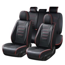 Seat Covers Full Set, Seat Covers for Cars, Car Seat Cover, FullSet Redline