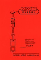 Mwm Schlepper Dieselmotor D226 4 Zylinder Traktor Ersatzteilliste