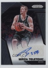 2017-18 Panini Prizm Signatures Mirza Teletovic #SG-MT Auto 4g8