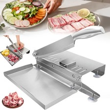 Manual Ribs Meat Chopper Slicer Stainless Steel Small Bone Meat Cutter