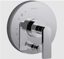 KOHLER K-T73117-4-CP Composed Valve Trim with Diverter Lever Handle For Rite-T