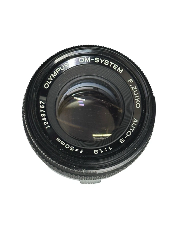 Vintage Olympus OM-System F.Zuiko Auto-S 50mm f/1.8 Lens (OM Mount) - Image 3 of 4
