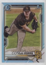 2021 Bowman Draft Chrome Sky Blue Refractor Kevin Kopps #BDC-7 0b5
