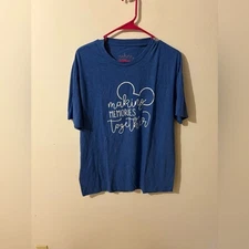 Making Memories Together Blue Graphic T-Shirt Unisex Large