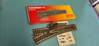 Fleischmann H0 Profi-Gleis 6172 elk. Weiche links /TOP+OVP