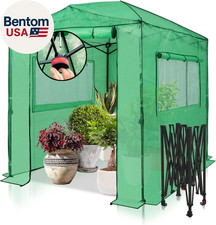 8X6 Portable Walk in Greenhouse, Pop up Indoor Outdoor Greenhouse, Green House K