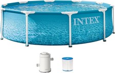 Above Ground Pool Set, 10ft x 30in Beachside ...