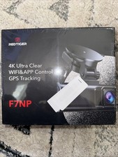 REDTIGER F7NP Dash Camera Front and Rear 4K Dash Cam Built-In WiFi  GPS For Car