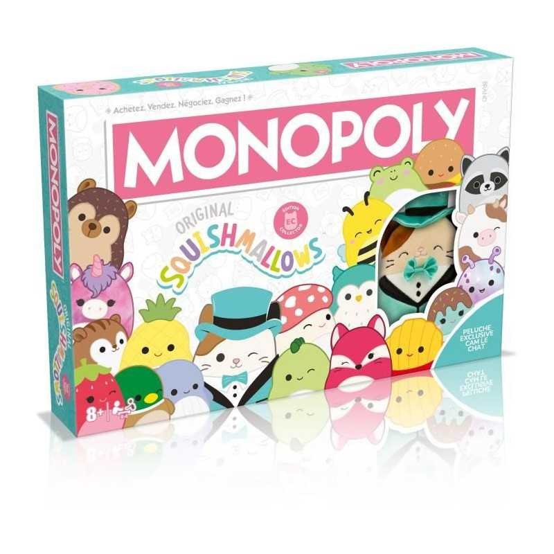 Monopoly Squishmallows Jeu de Société Winning Moves pour Enfants et Adultes