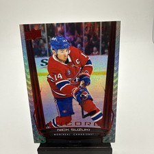 Upper Deck Series 2 Hockey 2025-26 Nick Suzuki Encore Red /199 E-179 Canadiens