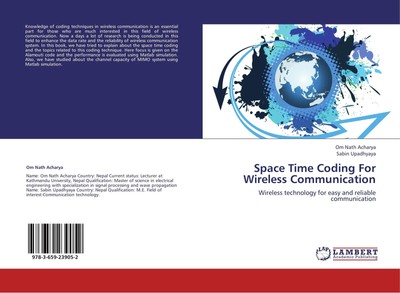 Space Time Coding For Wireless Communication | Om Nath Acharya (u. a.) | Buch