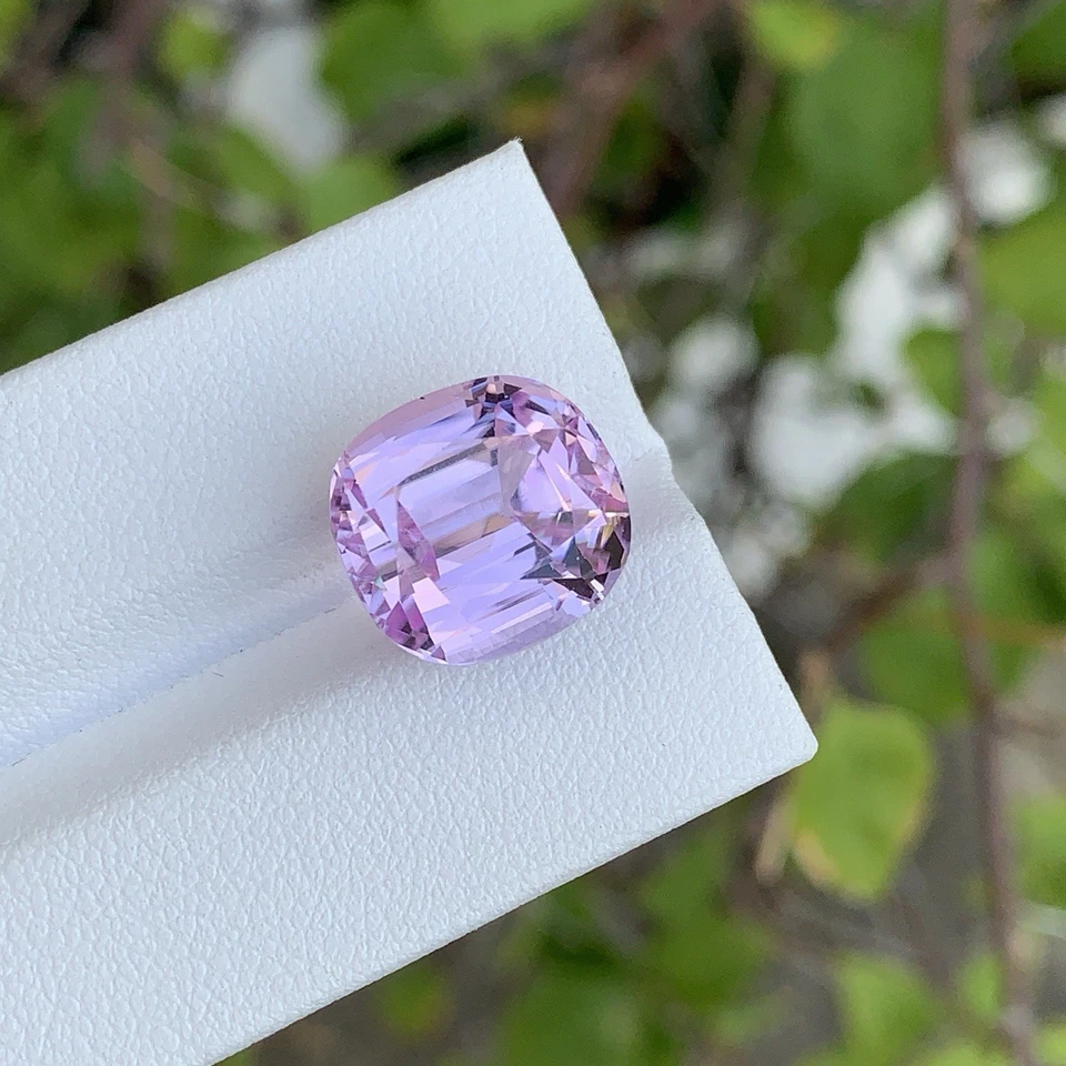 Piedras preciosas sueltas corte cojín 11,20 quilates natural SI rosa kuncita 13 mm Afganistán Foto 4 de 4