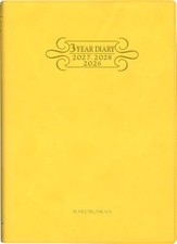Hakubunkan Diary 2026 B6 3-Year Diary Soft H Size Mango No. 240 Starting in