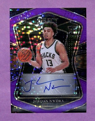 2020-21 Select Neon Purple Pulsar RS-NWO Jordan Nwora Auto 07/15
