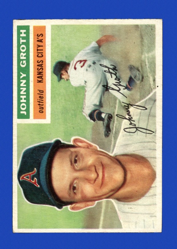 1956 Topps Set-Break #279 Johnny Groth EX-EXMINT *GMCARDS*