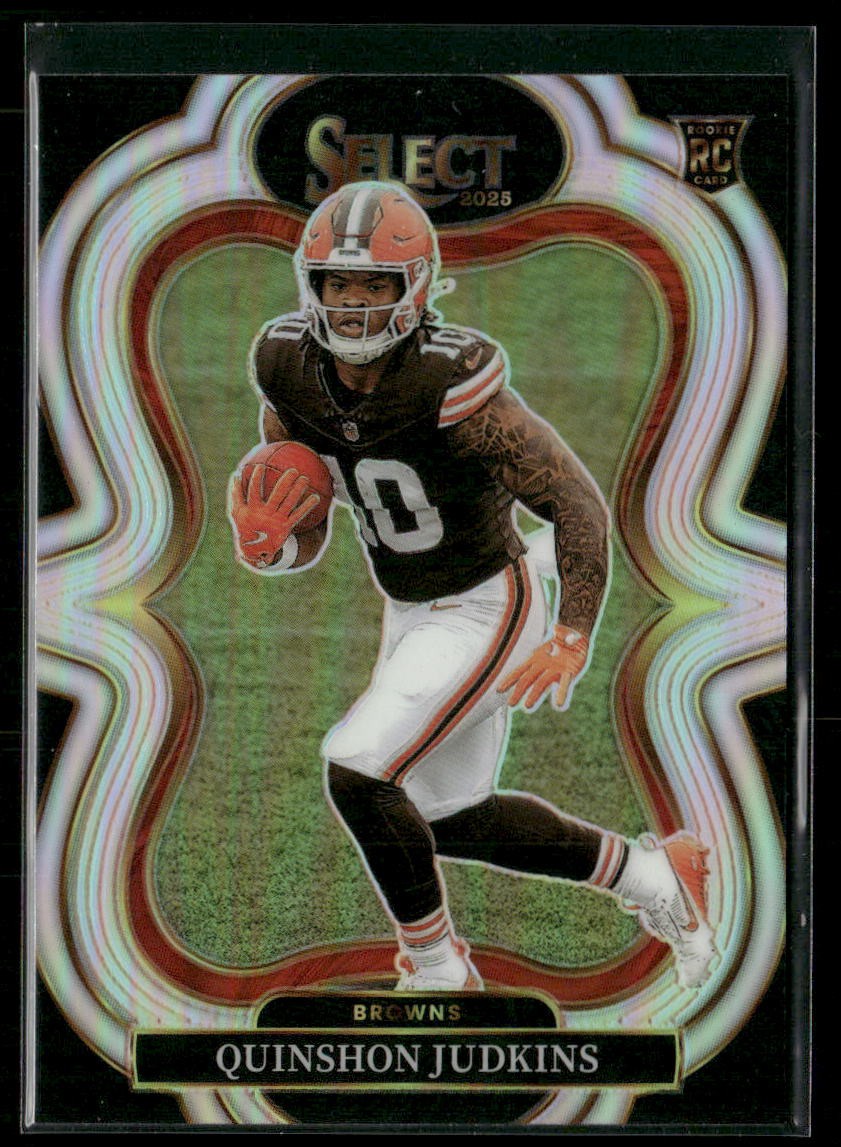2025 Panini Select #356 Quinshon Judkins Silver Prizm