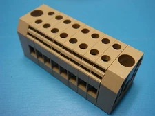 (1) BKA2.5/8 8 POSITION ALTECH MINI FEED THROUGH BKA2.5 TERMINAL BLOCK 1326.2