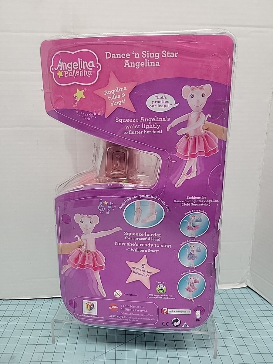 Rare Sealed Musical Angelina Ballerina Doll 2010 Mattel