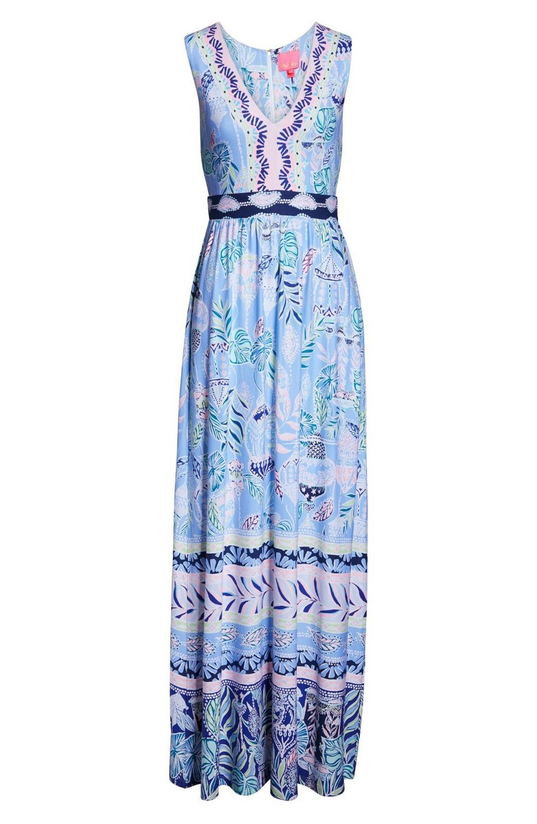 chinese dress ladies Women's UPF 50+ Kaden Chillylilly Maxi Dress in Pink