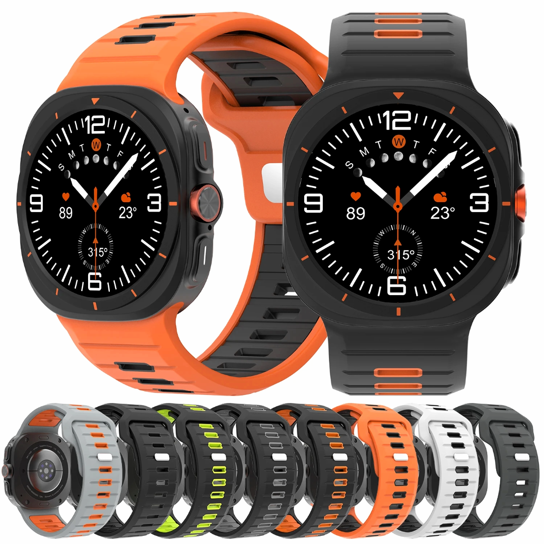 Samsung Galaxy Watch Ultra 47mm Sport Silicone Replacement Strap Band