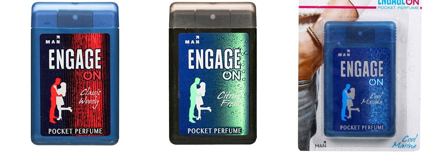 sale Max 52% OFF Engage Men's Pocket Perfume 18ml Class Cool Marine Citrus Fresh