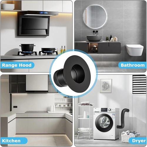 Ducting Collar Dryer Vent Connector Heating Cooling Ventilation Vent System - Picture 2 of 19