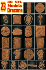 6 3D stl file relief EAGLE BIKE USA  for CNC router cnc machine milling