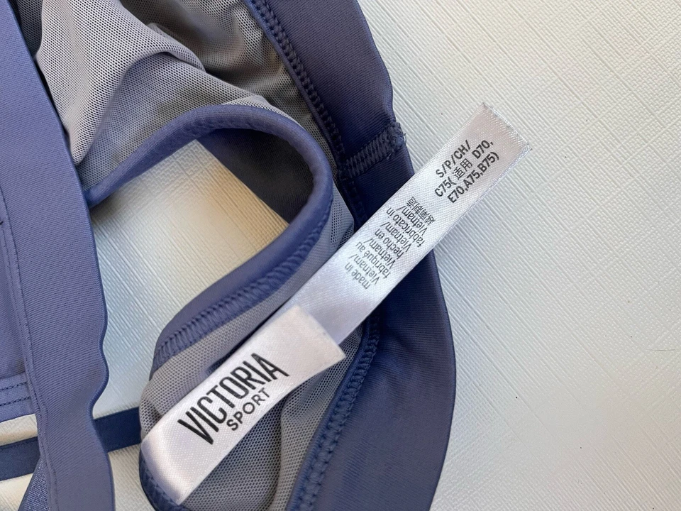 Victoria Sport Victoria's Secret Sports Bra Size S Small Cut Out Design Blue - Image 3 of 4