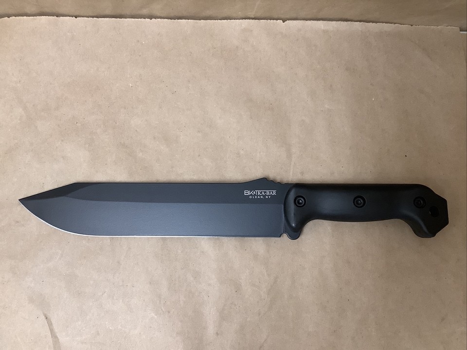 BK & KABAR BK9 Becker Combat Bowie Fixed Blade Knife Black eBay