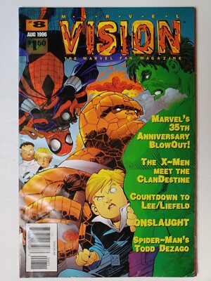 Marvel Vision #8 - Onslaught + Heroes Reborn News - We Combine Shipping!