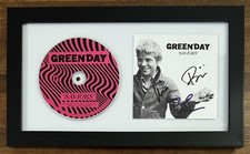 FRAMED SIGNED Green Day Saviors CD PICTURE PSA DNA COA Autographed Billie Joe +