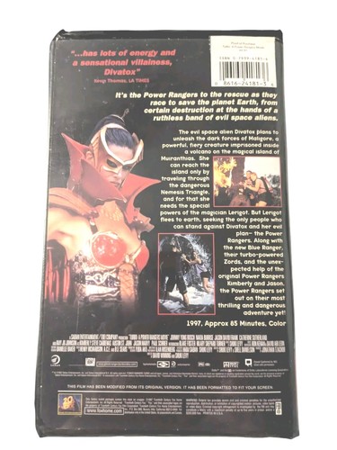 Turbo: A Power Rangers Movie (VHS, 1997) - Picture 2 of 5